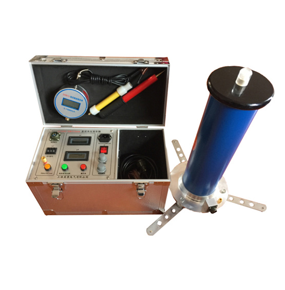 LCZGF-60KV2mA直流高压发生器适用于电力部门、企业动力部门对氧化锌避雷器、电力电缆、发电机、变压器、开关等设备进行直流高压耐压试验和泄漏电流试验。是安装中国行业标准ZBF24003-90《便携式直流高压发生器通用技术条件》的要求，生产制造的直流耐压设备。